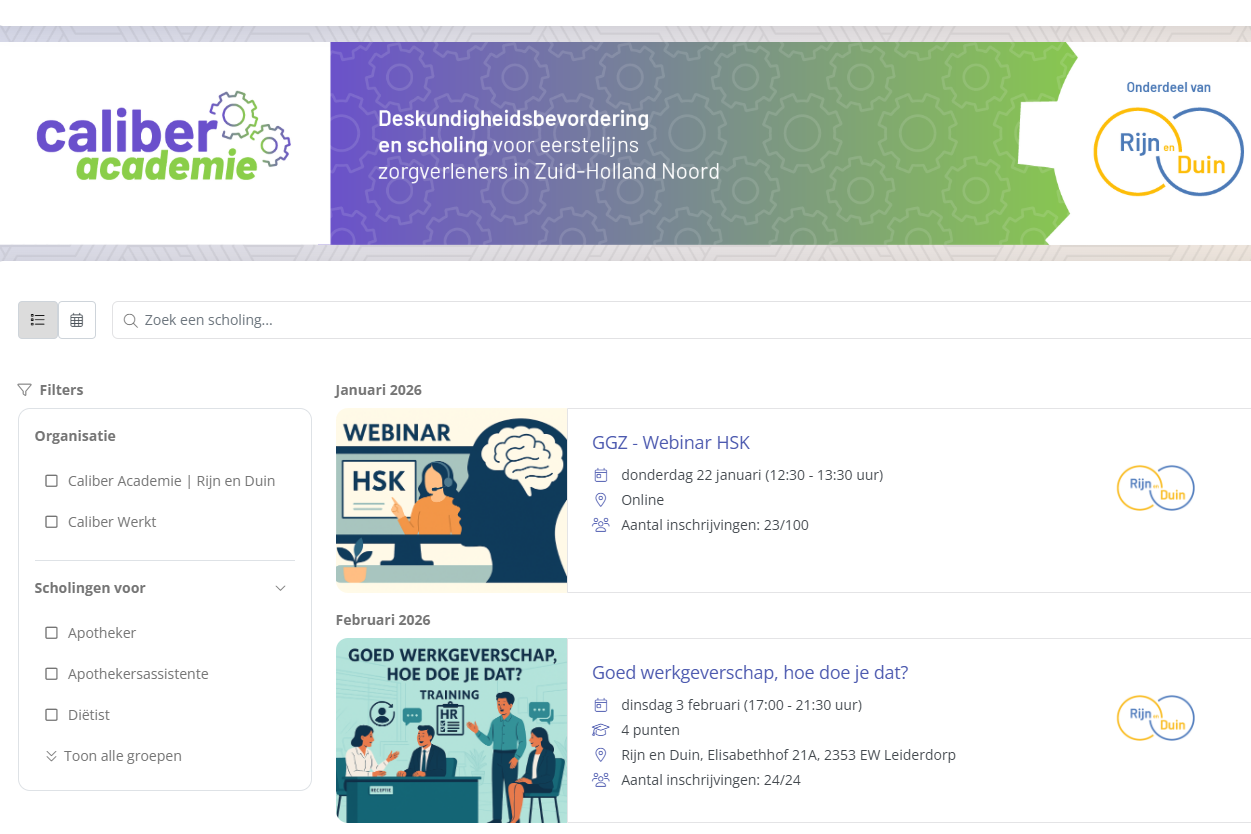 Rijn en Duin neemt platform Corpio in gebruik voor scholingen